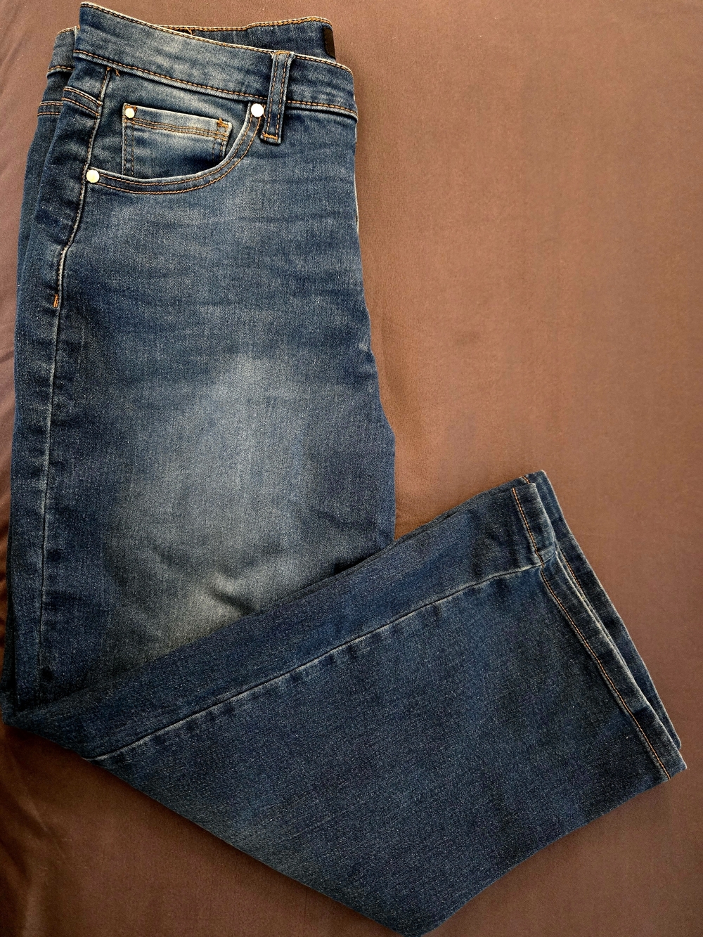 Jones New York Wide Leg Cropped Jeans
